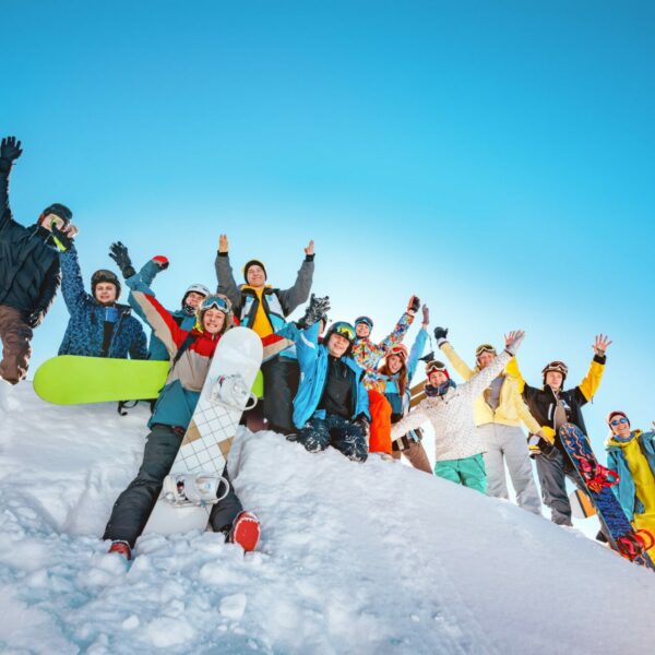 Ski camp for teens during winter