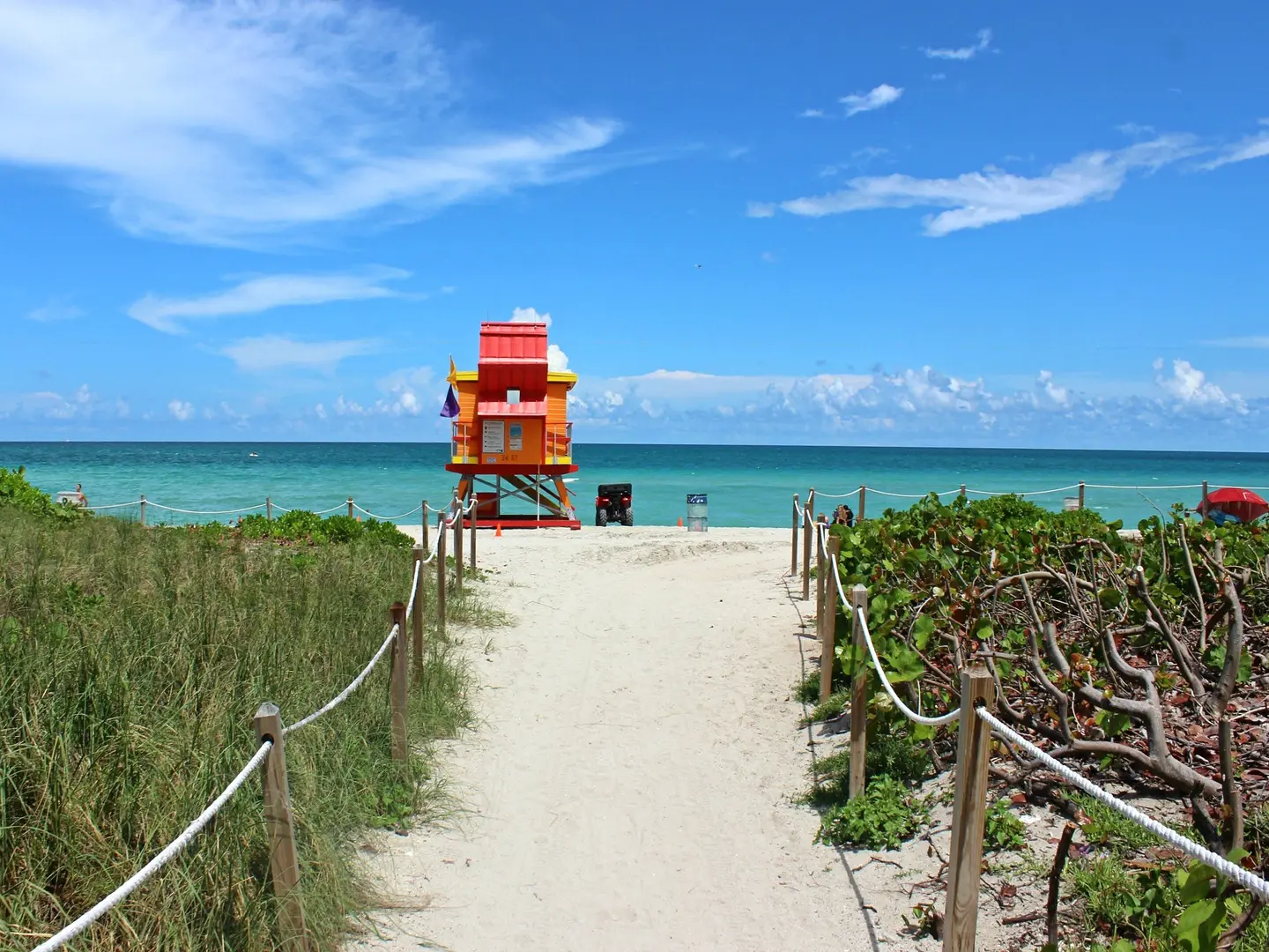 Colonie de vacances à Miami, Floride.
