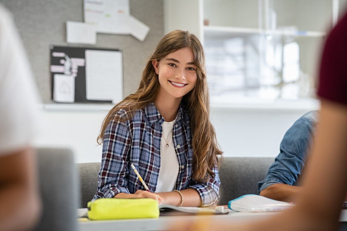 Studying in France at a secondary school for students aged 14 to 18.