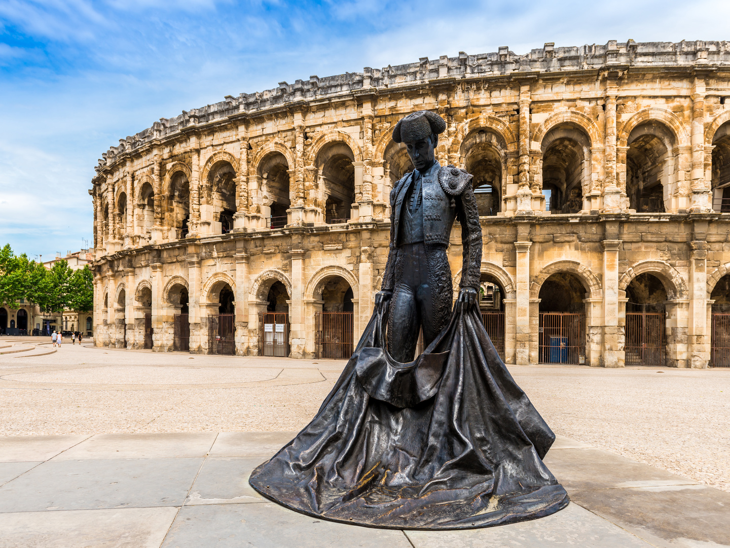 Nîmes Arena, famous monument of Nîmes.